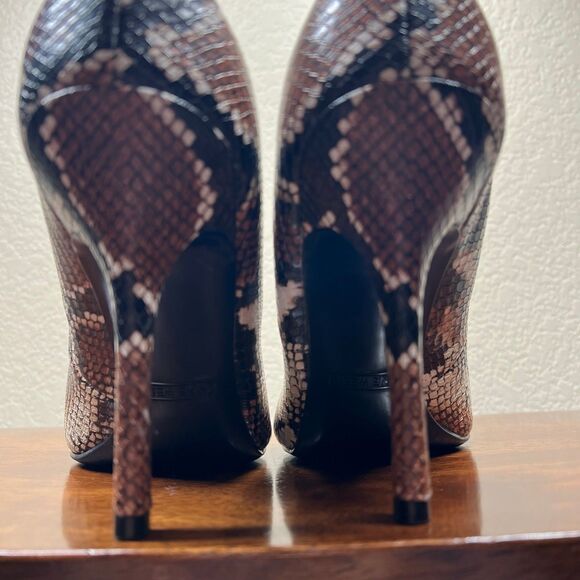 Nine West Pumps Womens Python Snake Print Pointed Toe Stiletto Heels size 9M - Picture 5 of 15